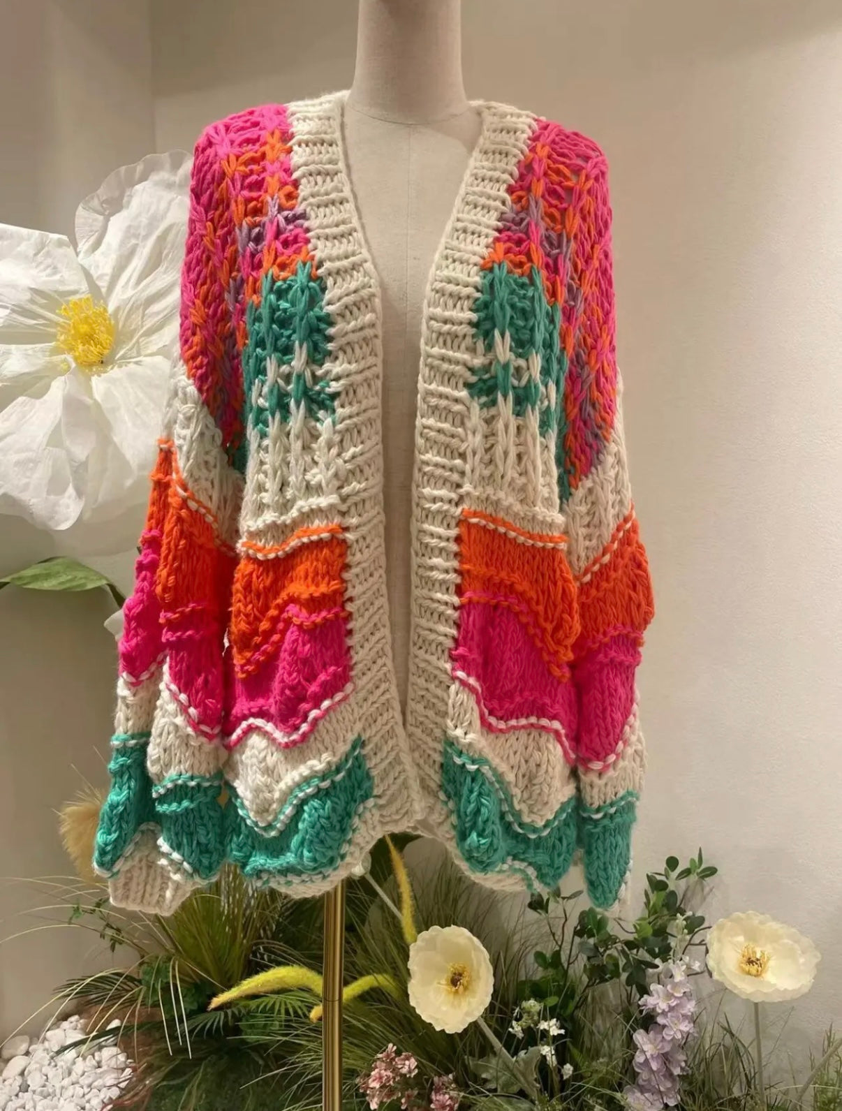 Lumière Hand-Knit Cardigan