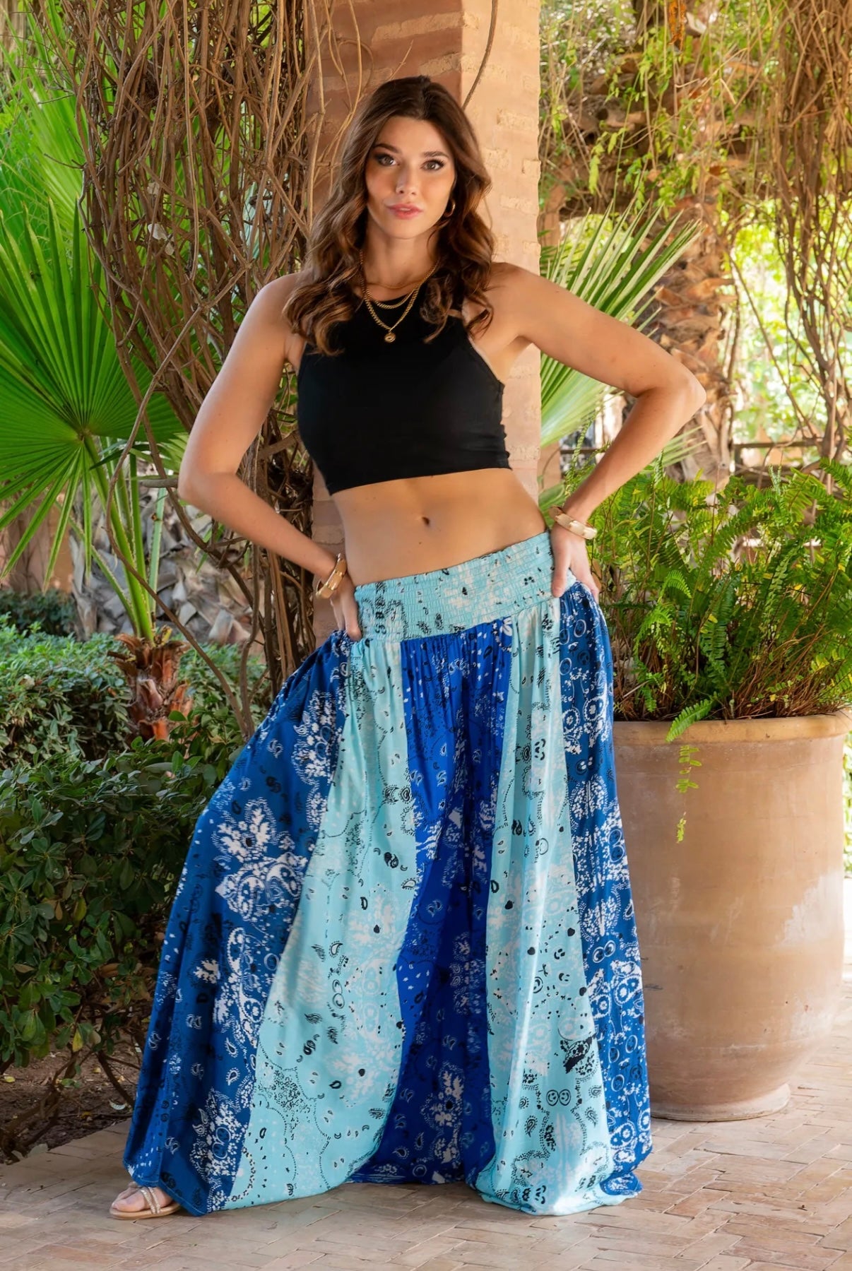 Amely Bandana Pants (2 colors)
