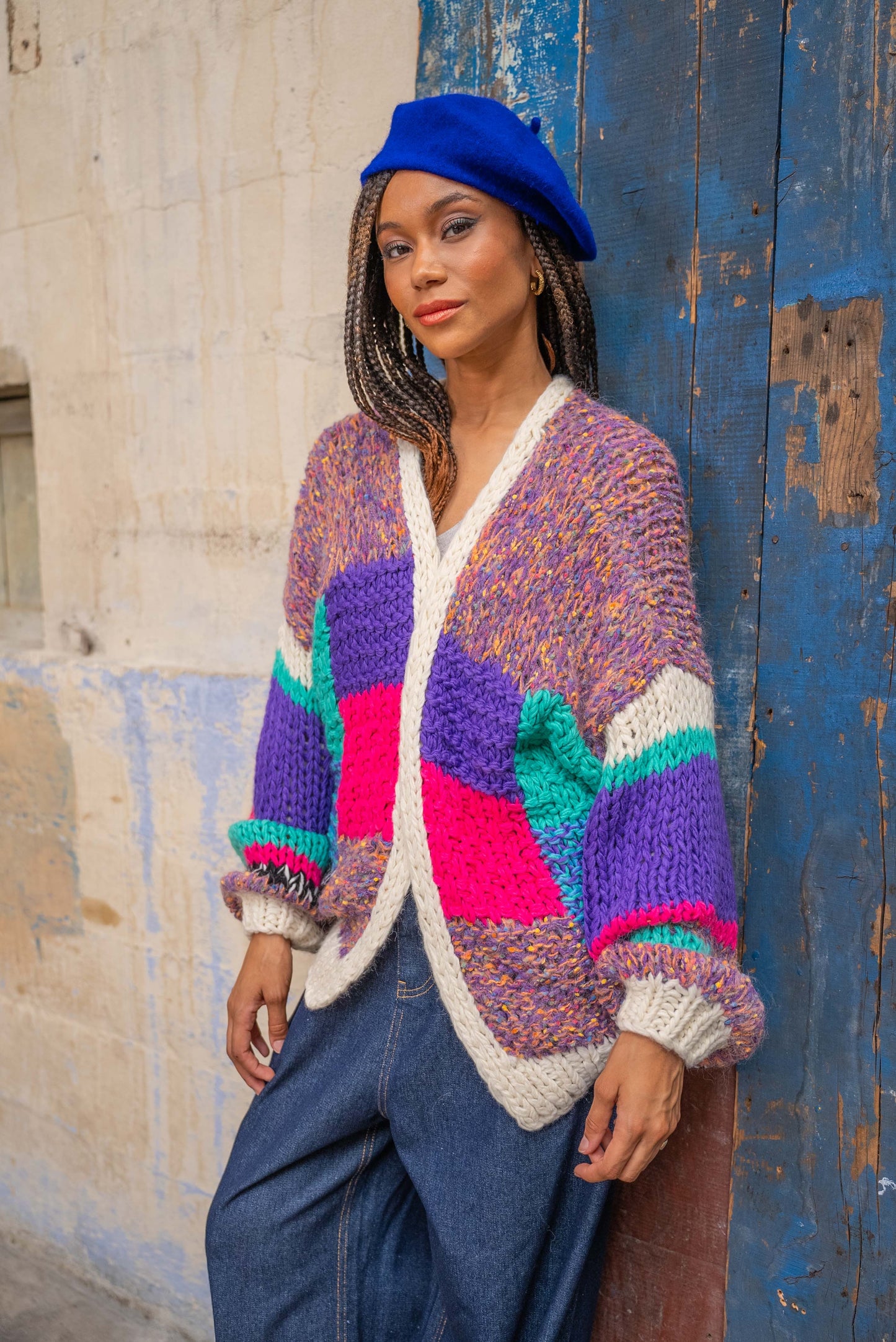 Roma Hand-Knit Cardigan