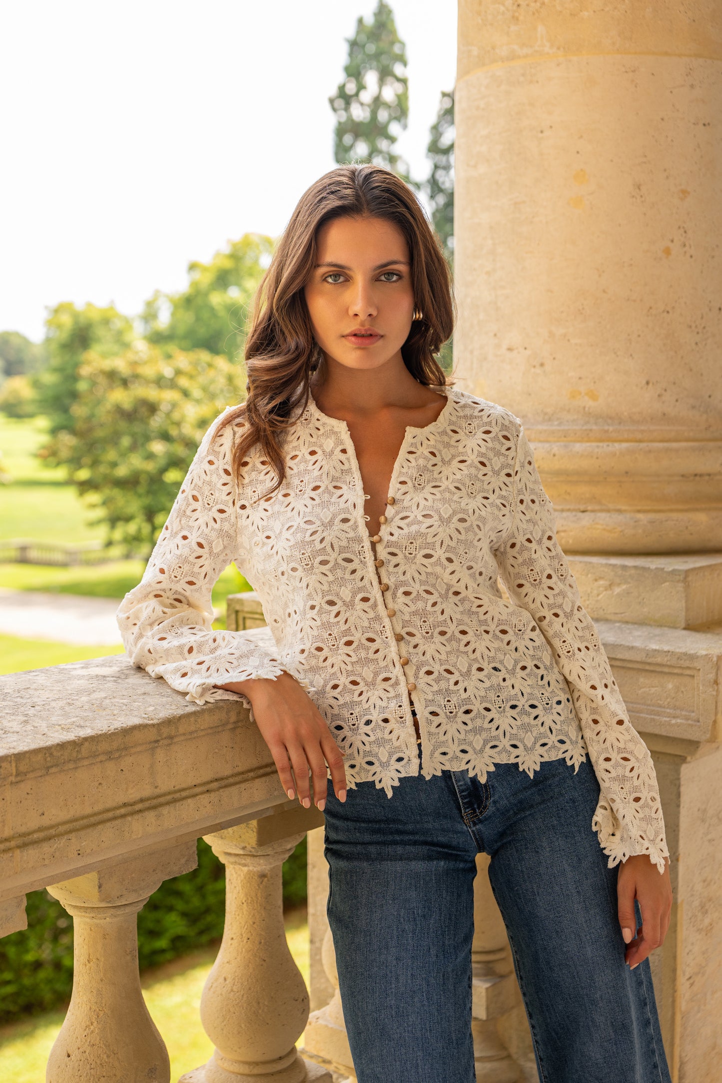 Odette Broderie Anglaise Blouse