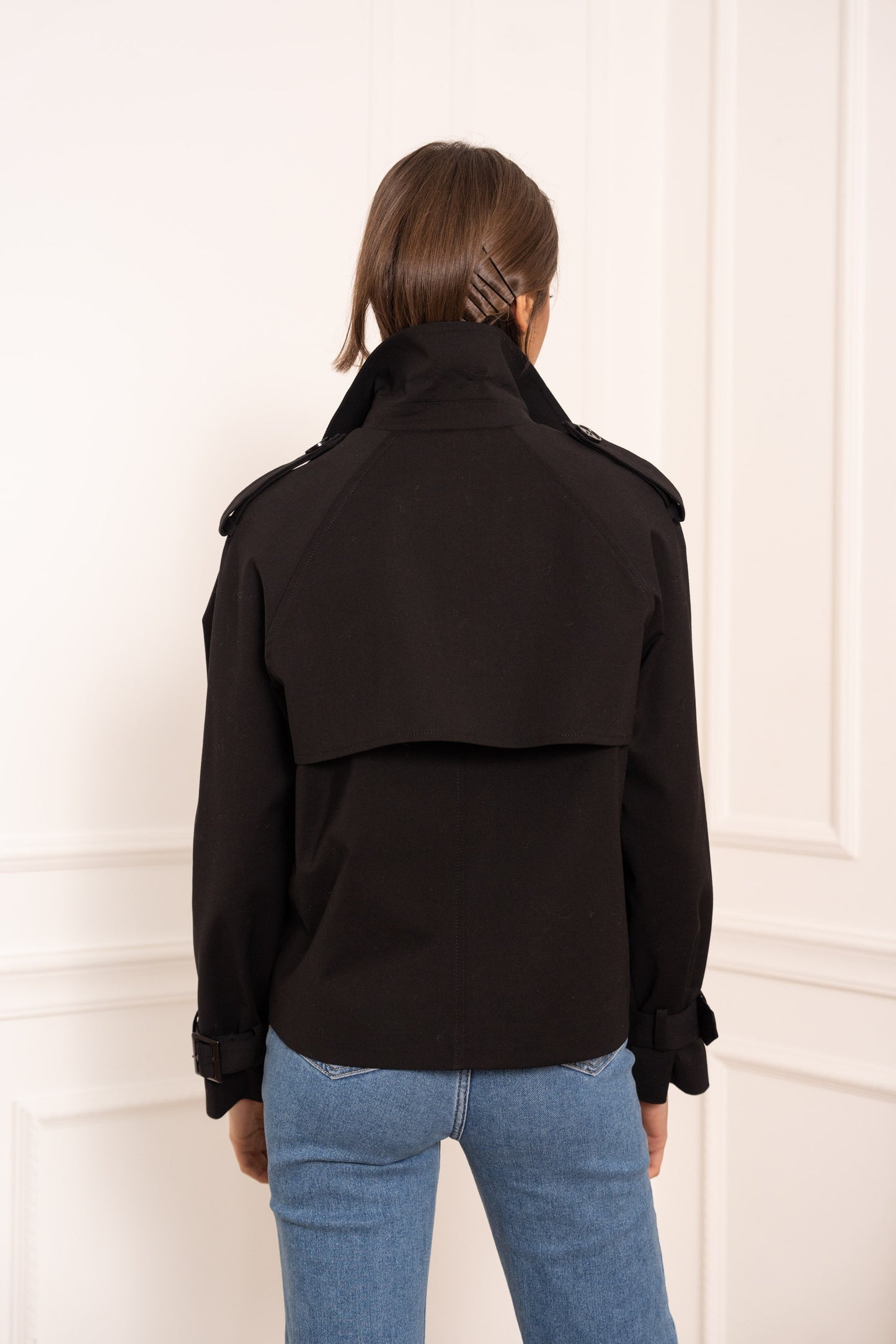 Tempo Cropped Trench Coat (2 colors)