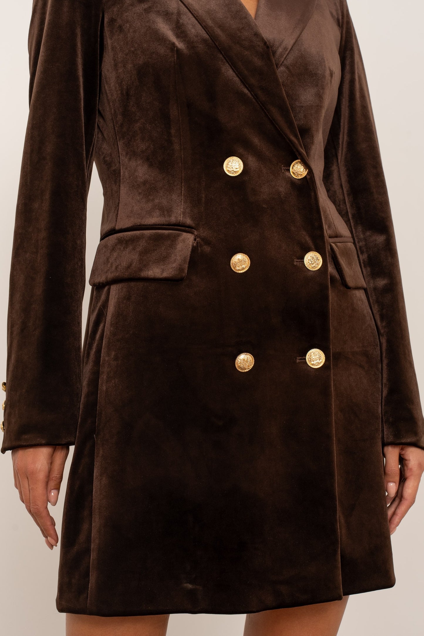 Odile Velvet Blazer Dress
