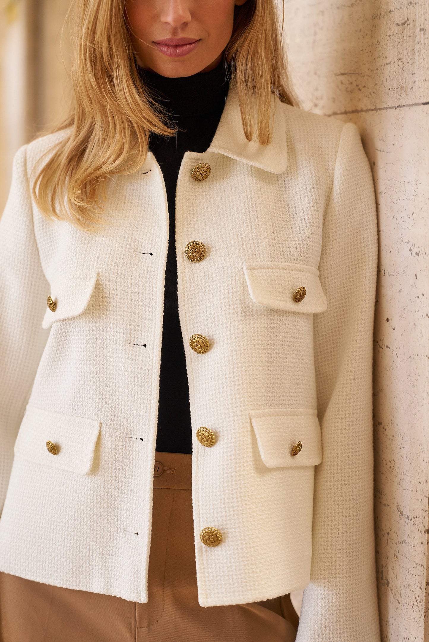 Rivoli Textured Pocket Jacket