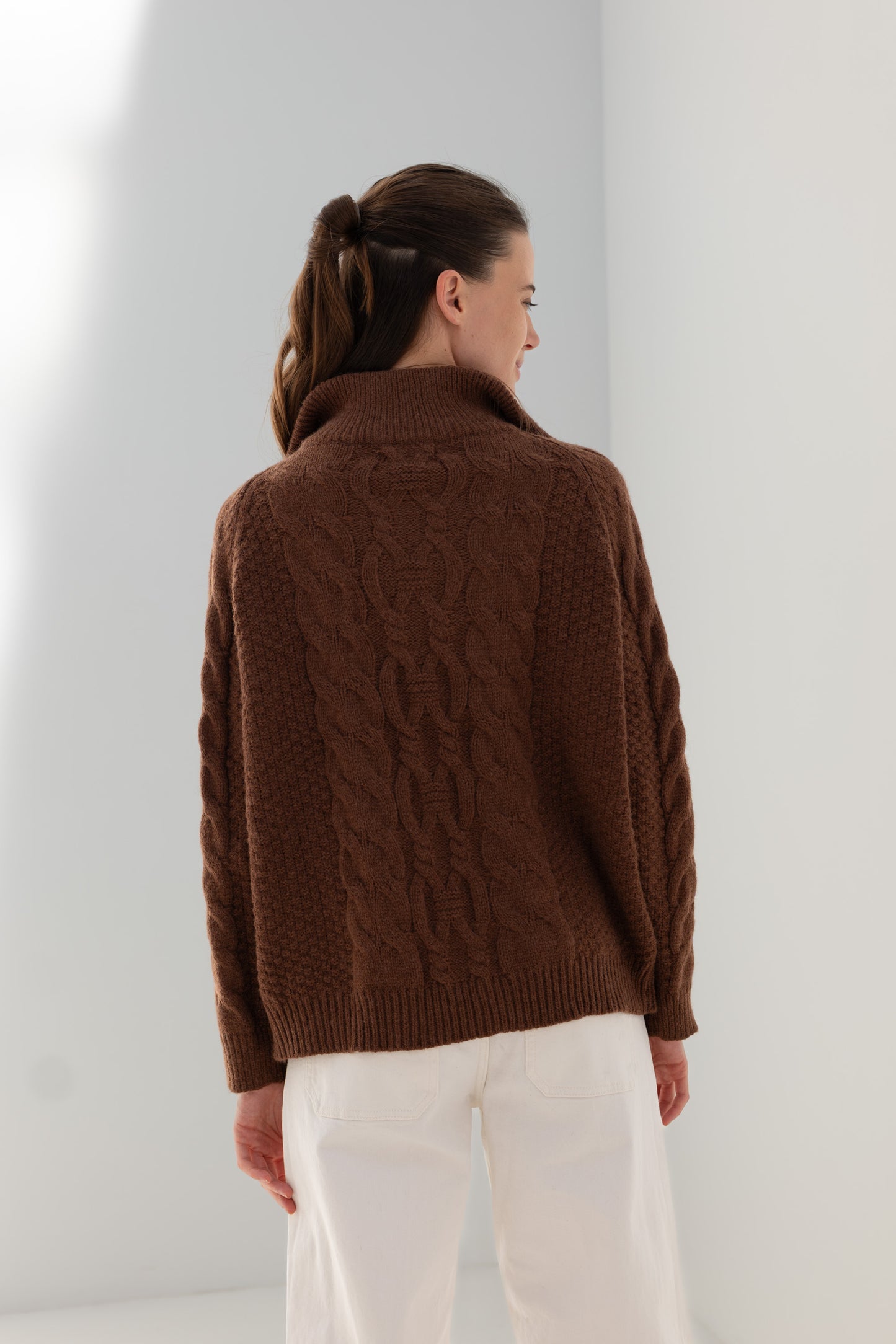 Roux Zip Knit Sweater