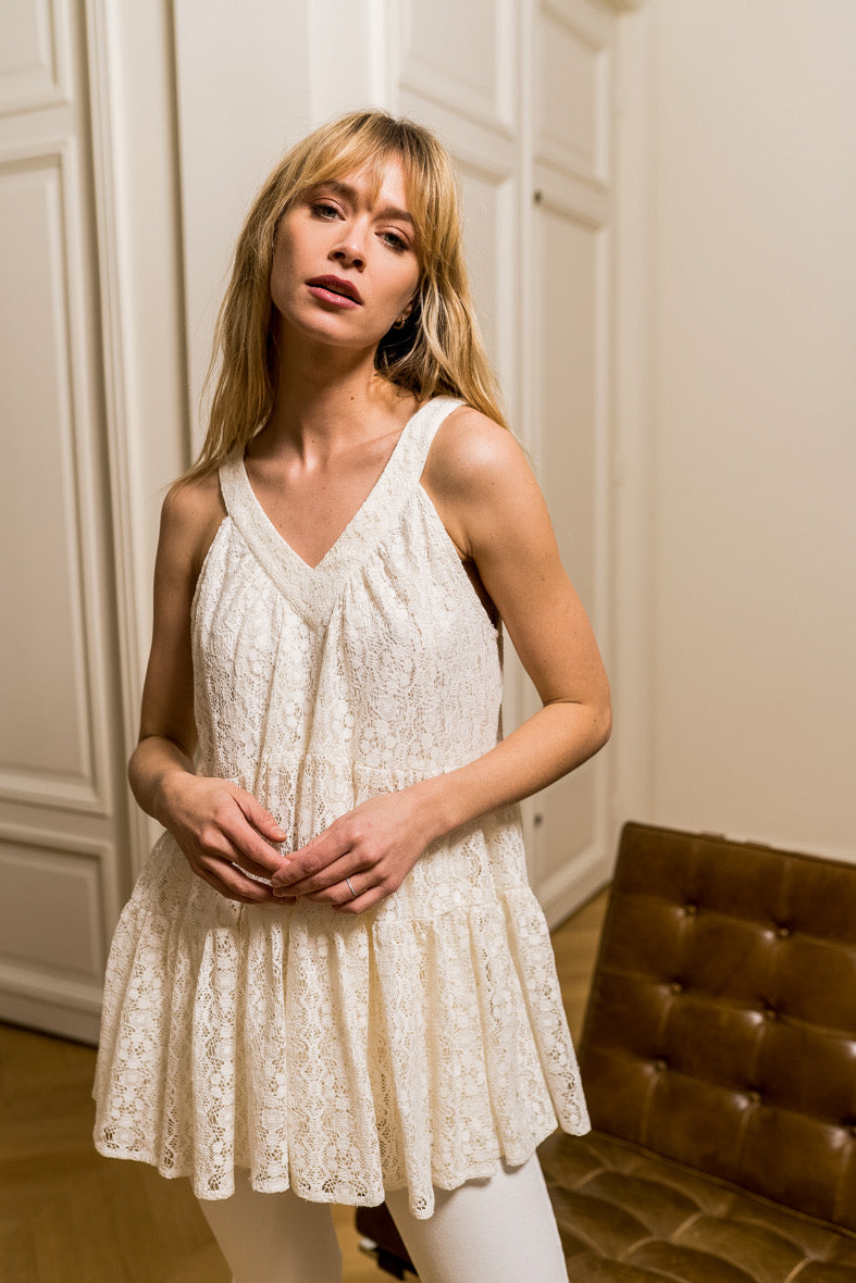 Éliane Lace Top