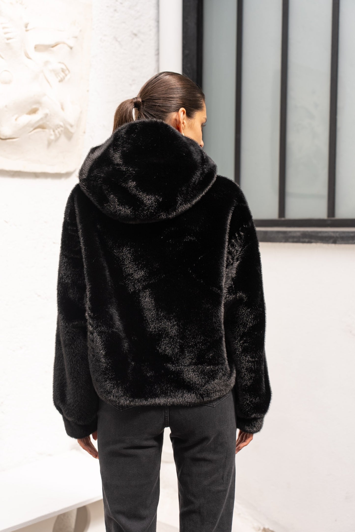 Louvre Plush Faux Fur Jacket (2 Colors)
