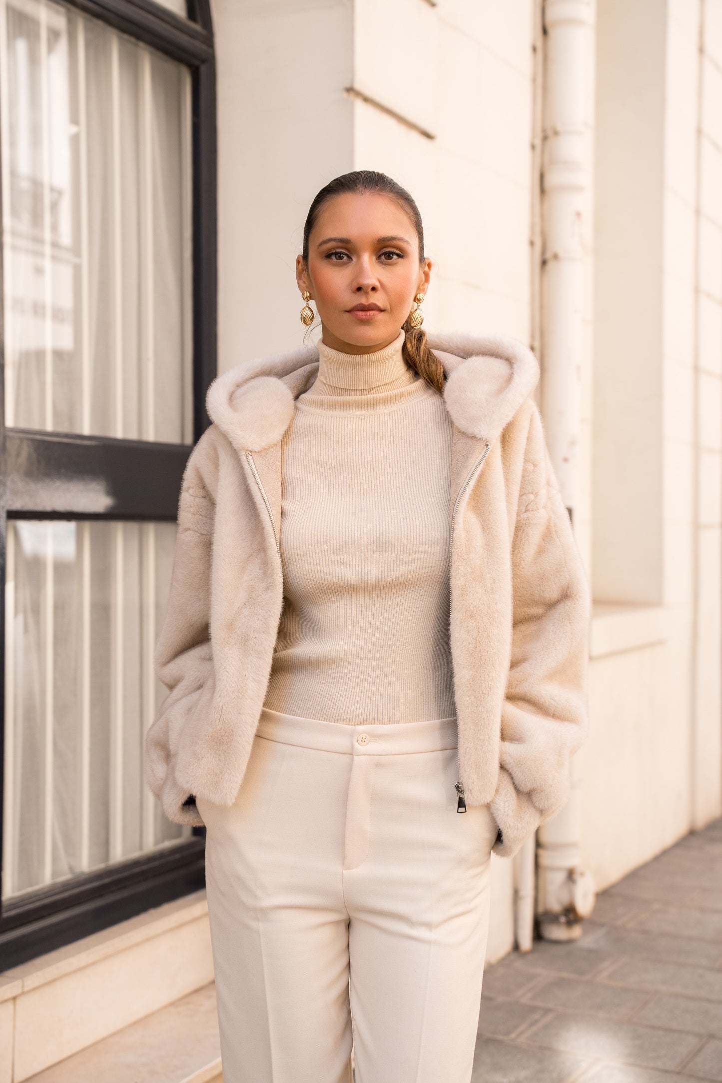 Louvre Plush Faux Fur Jacket (2 Colors)