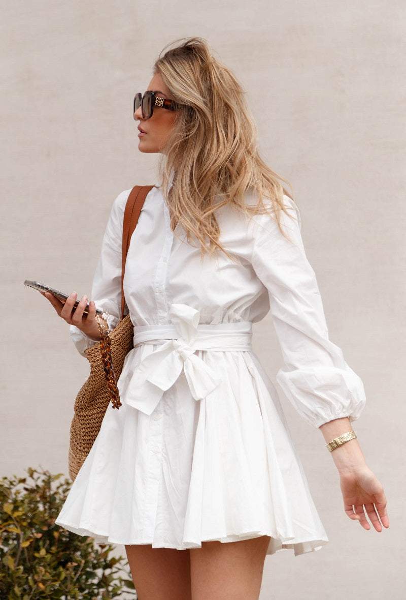Éléonore Cotton Shirt Dress