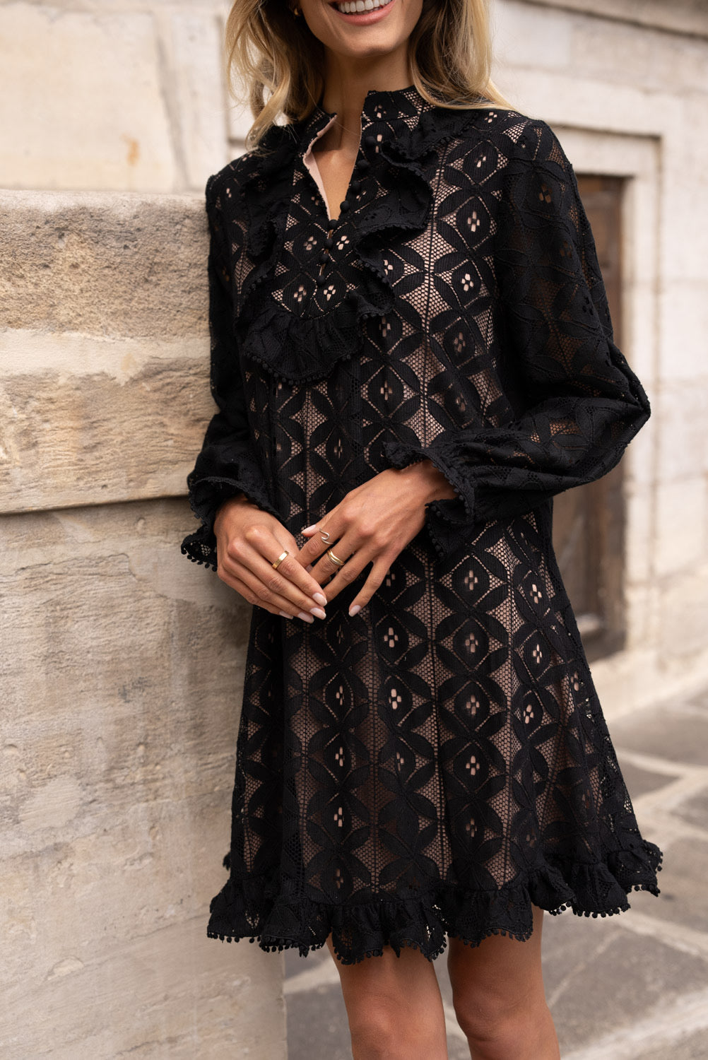 Margot Lace Swing Dress