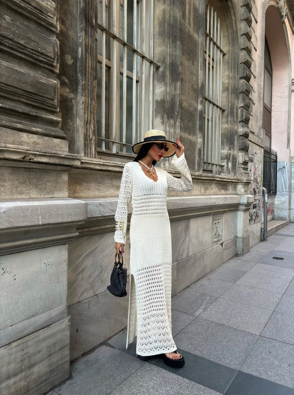Marbella Crochet Dress (2 colors)