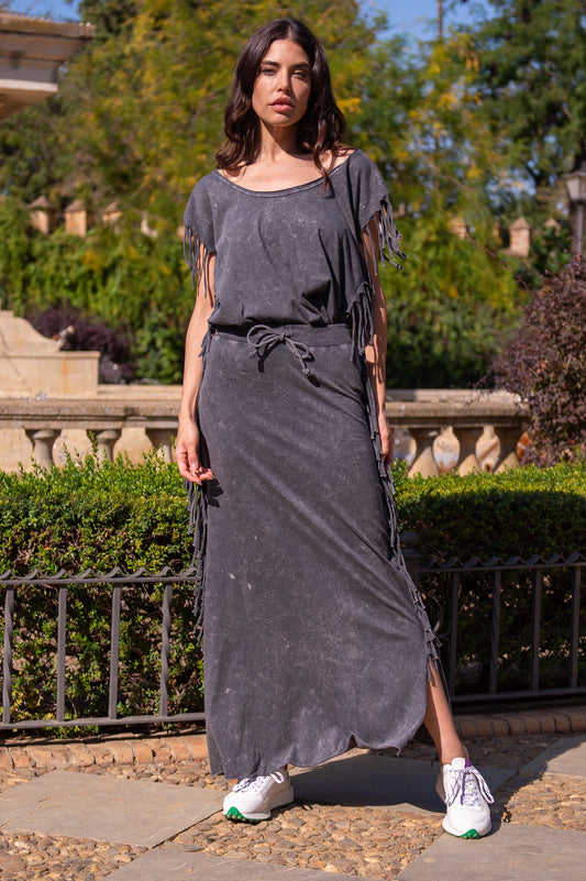 Jolia Fringe Skirt
