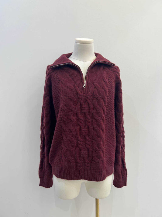 Roux Zip Knit Sweater
