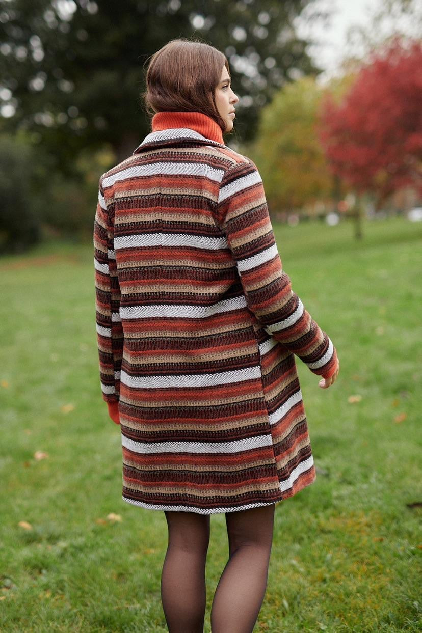 Elowen Striped Coat
