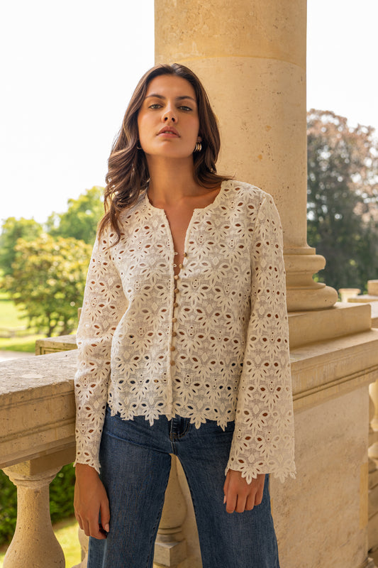 Odette Broderie Anglaise Blouse