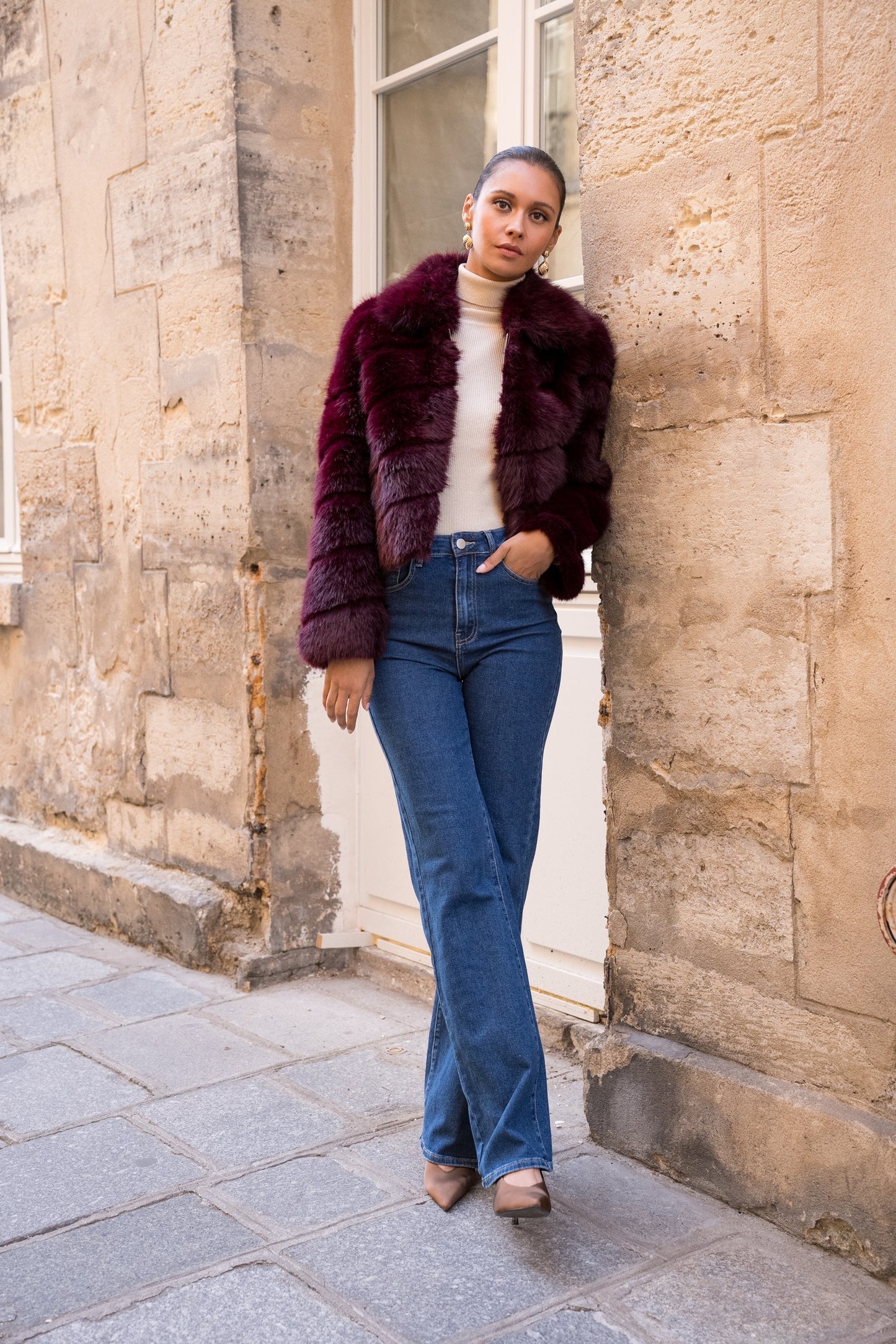 Rousseau Faux Fur Jacket