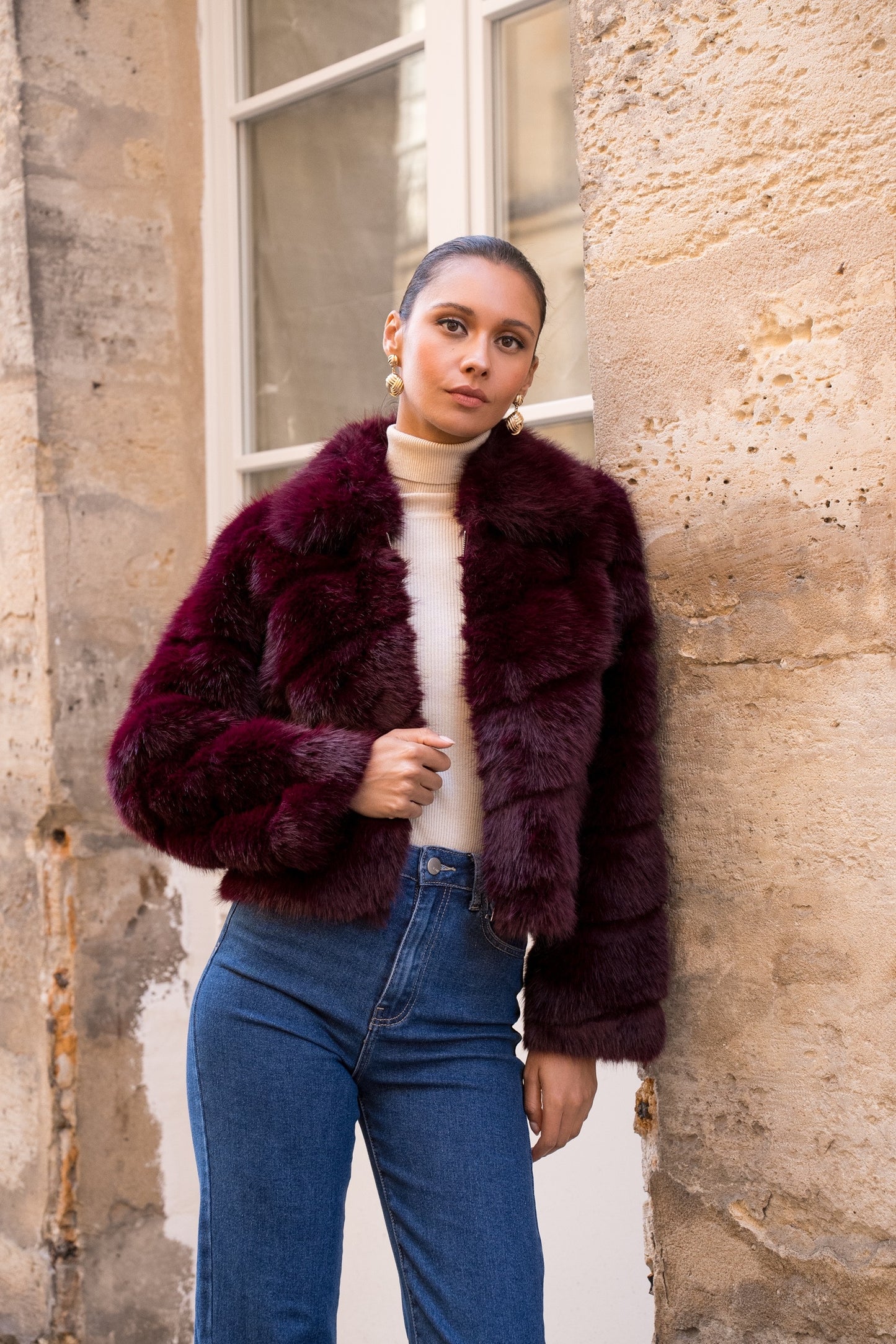 Rousseau Faux Fur Jacket