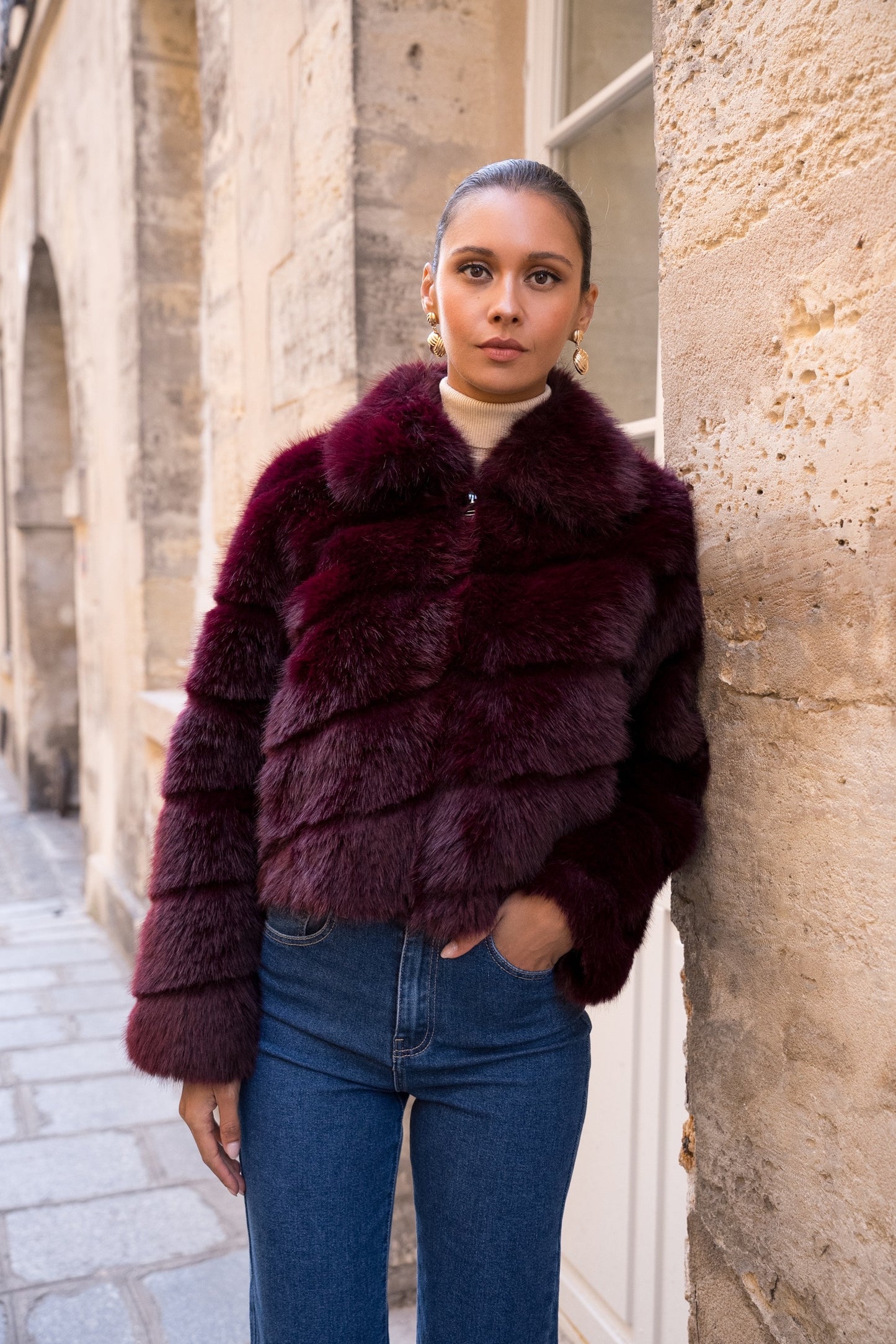Rousseau Faux Fur Jacket