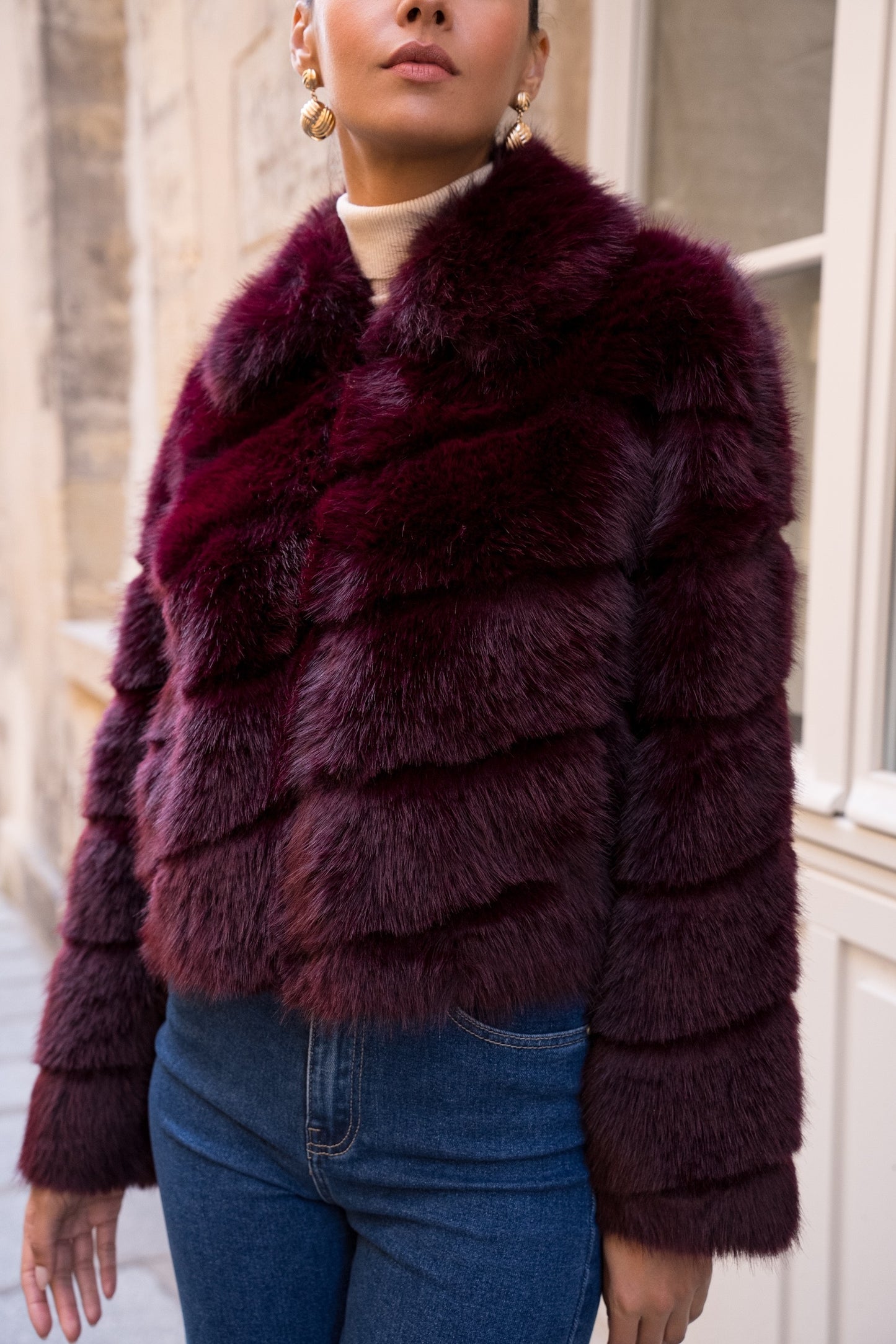 Rousseau Faux Fur Jacket
