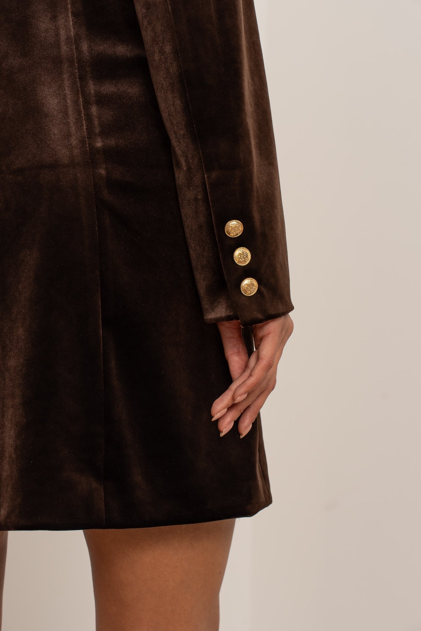 Odile Velvet Blazer Dress