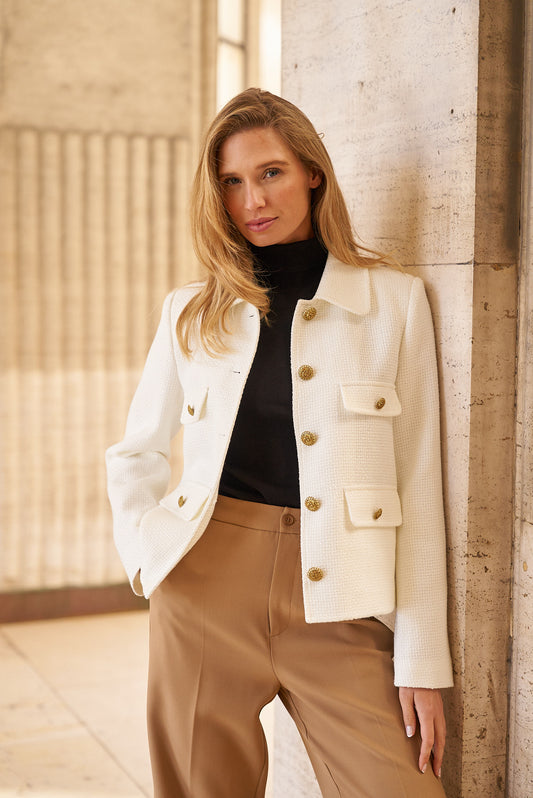 Rivoli Textured Pocket Jacket
