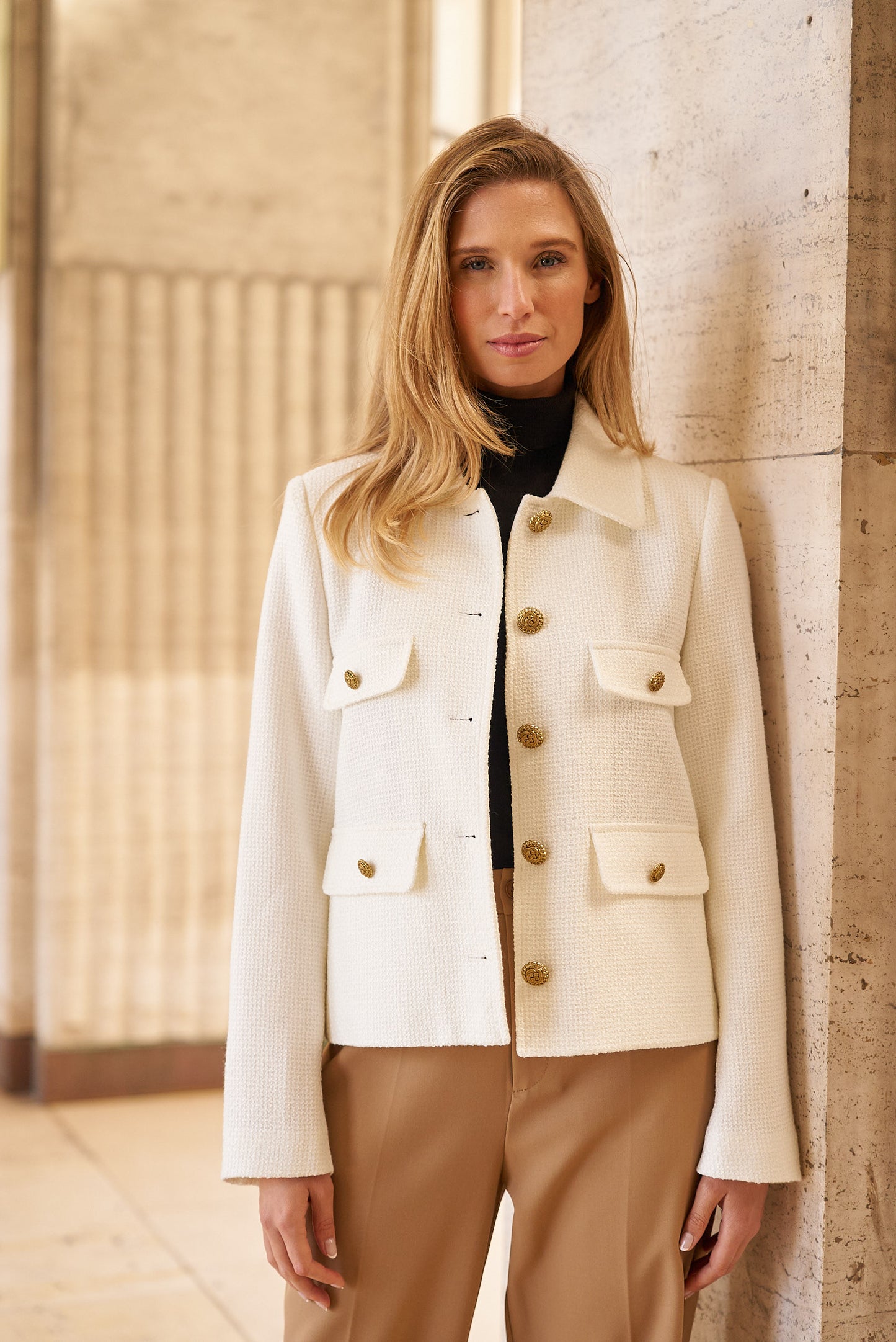Rivoli Textured Pocket Jacket