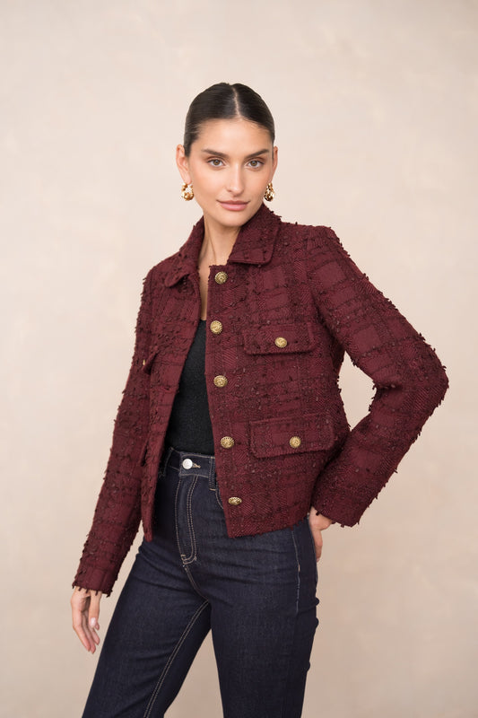 Valette Cropped Bouclé Jacket
