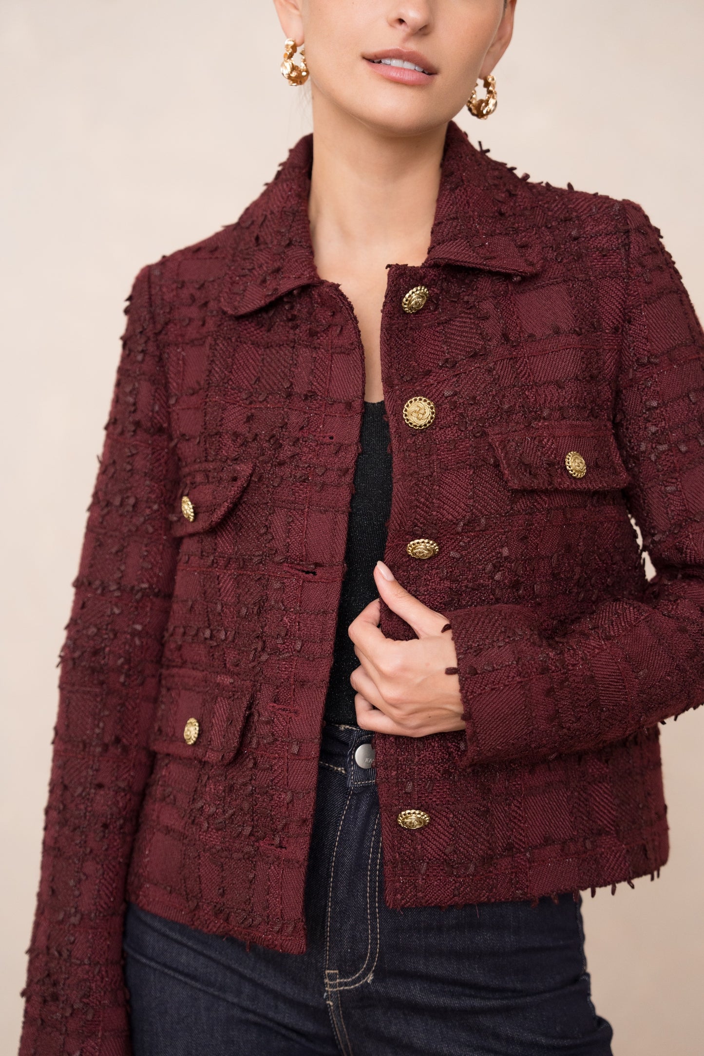 Valette Cropped Bouclé Jacket