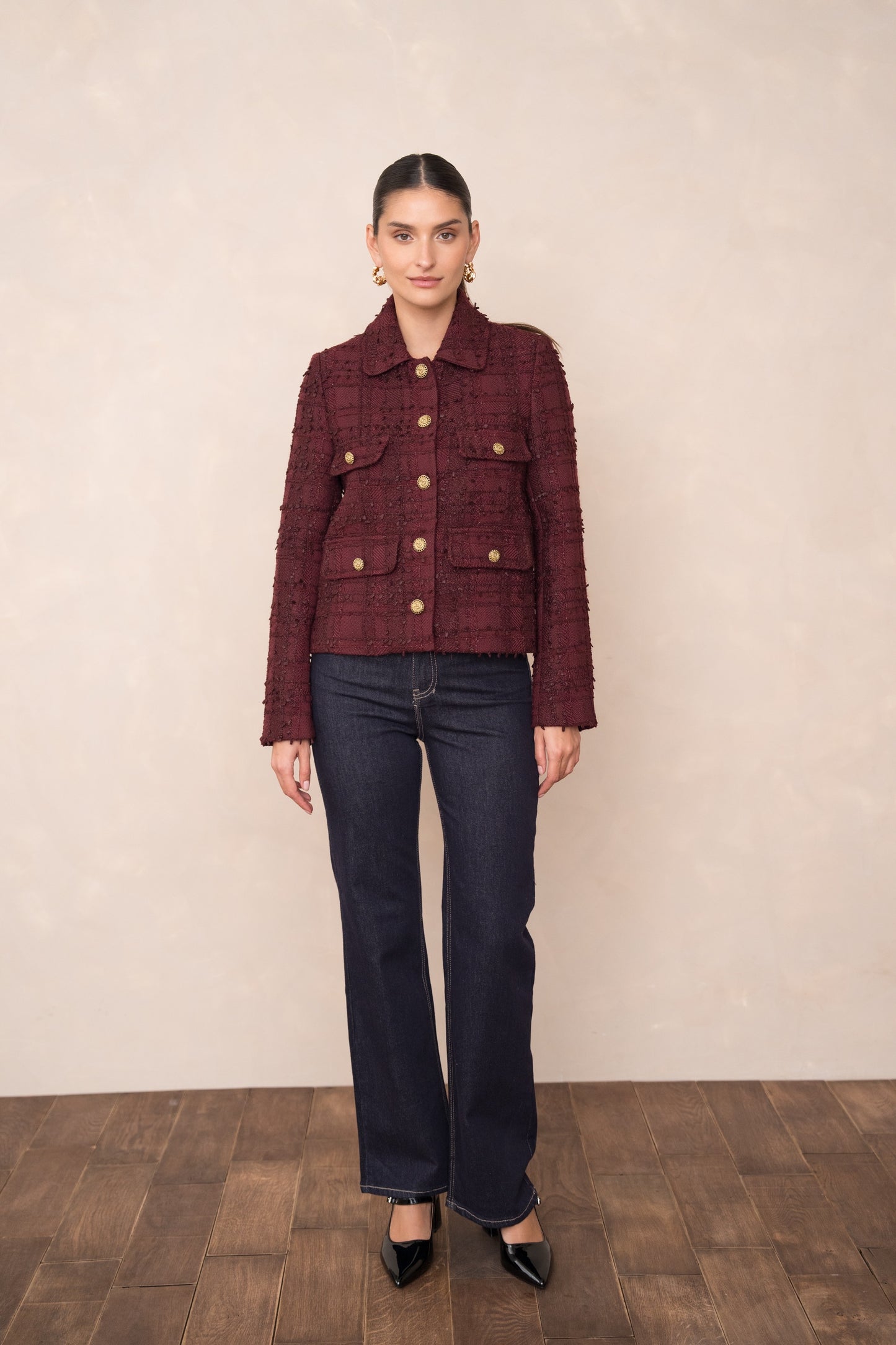 Valette Cropped Bouclé Jacket