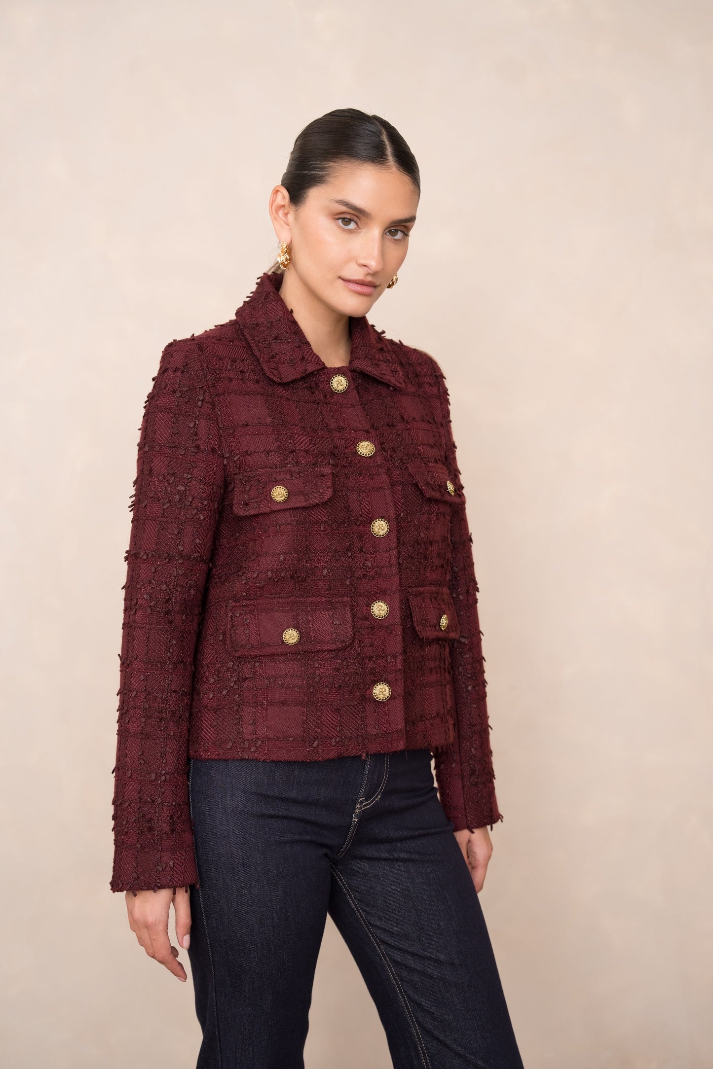Valette Cropped Bouclé Jacket